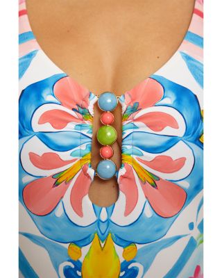 Mijas Gia Scoop Neck One Piece Swimsuit