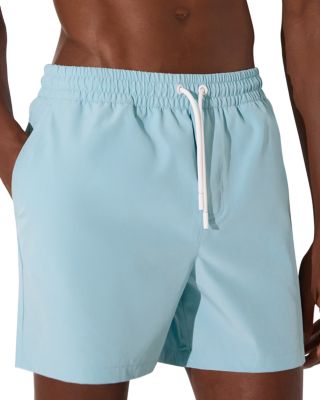 Plain 4.9" Drawstring Swim Shorts
