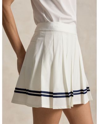 Pleated A Line Performance Skort - thumbnail 4