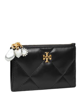 Kira Diamond Quilt Leather Card Case