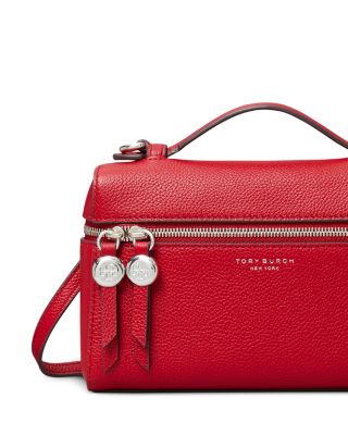 Slim Leather Top Handle Bag