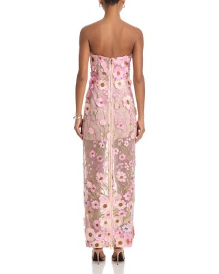 Long 3D Floral Gown - Exclusive