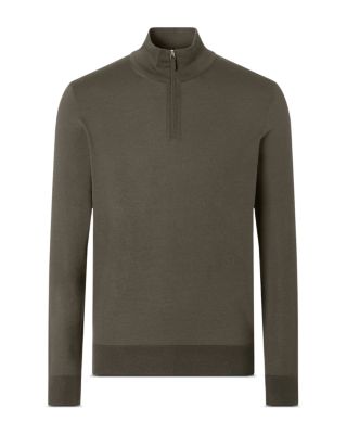 Cashseta Zip Mock Sweater