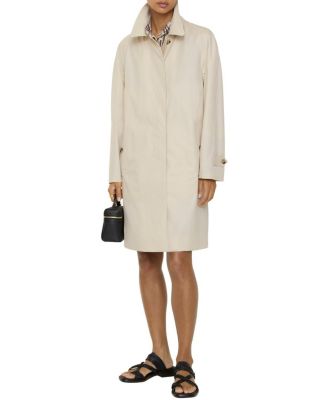 Mid-length Tropical Gabardine Camden Car Coat