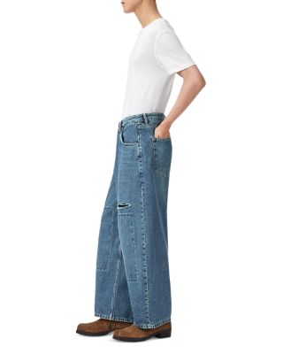 Barrel Slouch Jeans in Destroy Mid Indigo