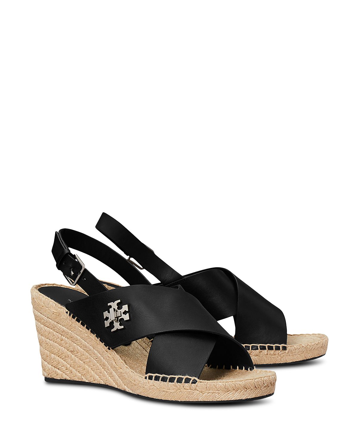 Tory Burch Women's Turnlock Espadrille Wedge Sandals