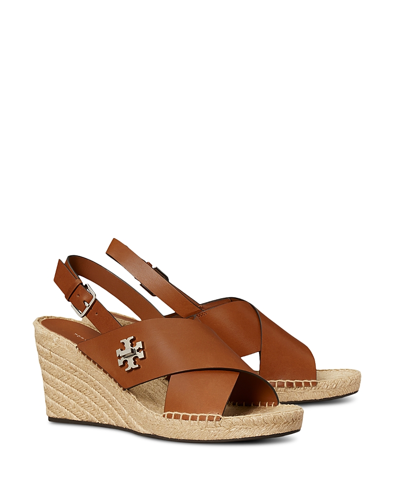 Tory Burch Women's Turnlock Espadrille Wedge Sandals