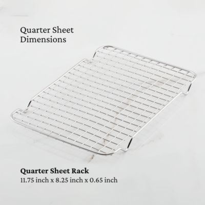 OvenBond&reg; Stainless Steel Quarter Sheet Rack