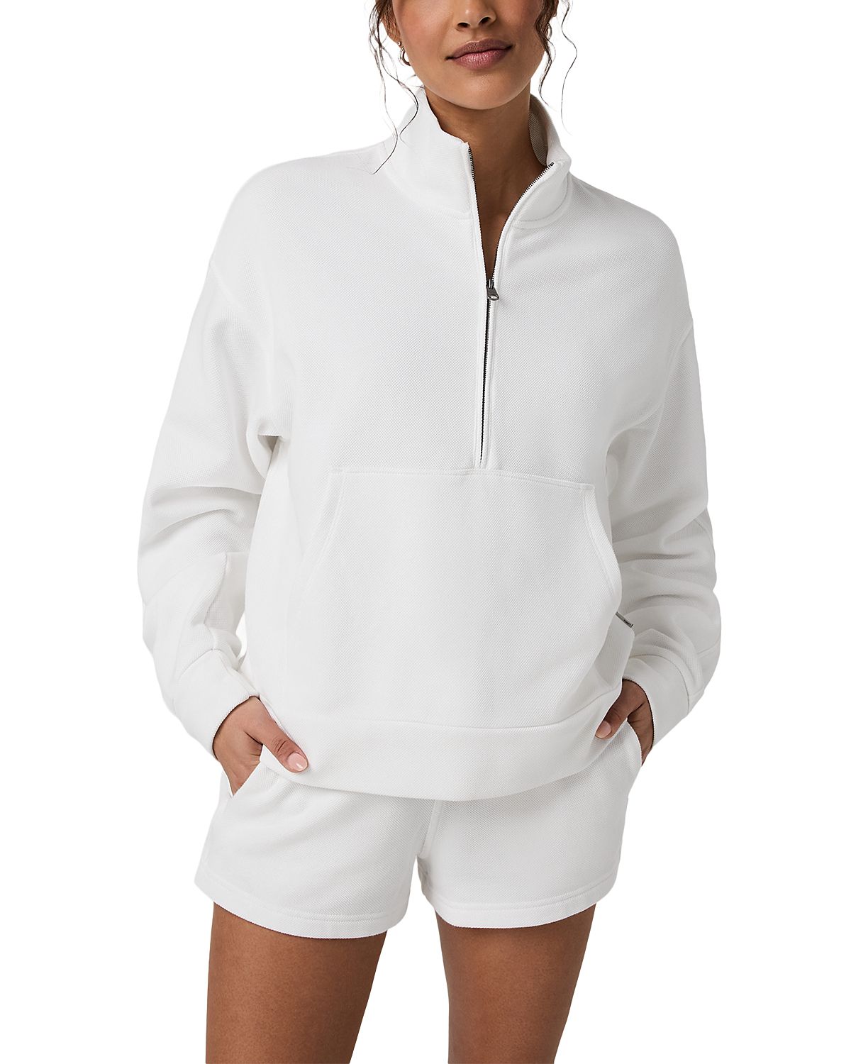 Vuori Pique Fleece Half Zip Sweatshirt