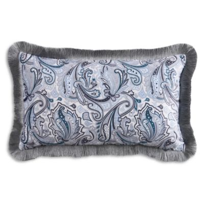 Paisley Fringe Decorative Pillow, 12" x 20"