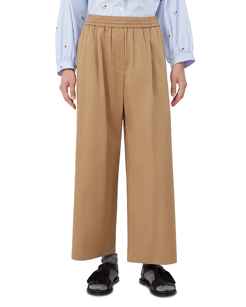 Weekend Max Mara Wkdgolfo Cotton Sateen Trousers