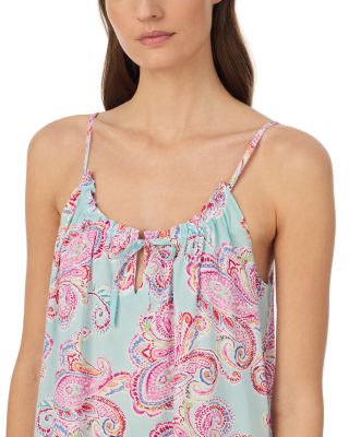 Sleeveless Classic Lawn Ruffle Neck Ballet Nightgown