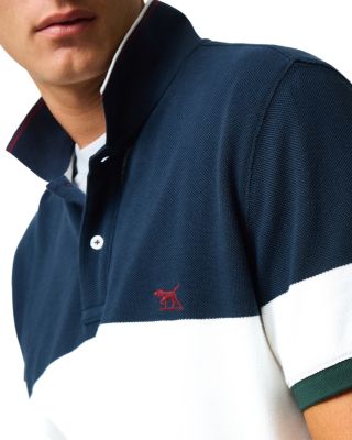 Homebay Color Blocked Sports Fit Polo