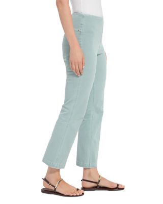 High Rise Ankle Baby Bootcut Jeans in Mid Wash