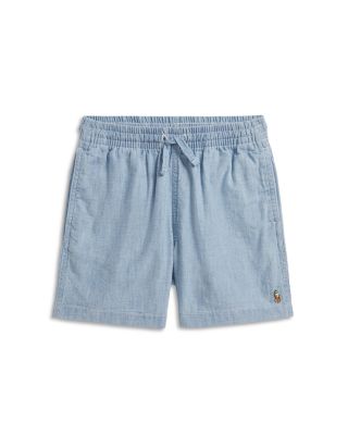 Boys' Big Fit Cotton Chambray Shorts - Little Kid