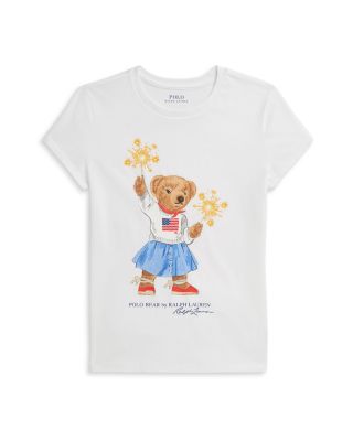 Girls' Polo Bear Cotton Jersey Tee - Little Kid, Big Kid