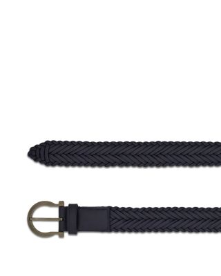 Men's Horseshoe Buckle Foulard Belt