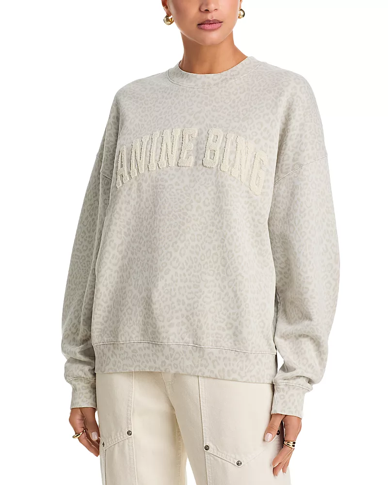 Anine Bing Miles Logo Sweatshirt
