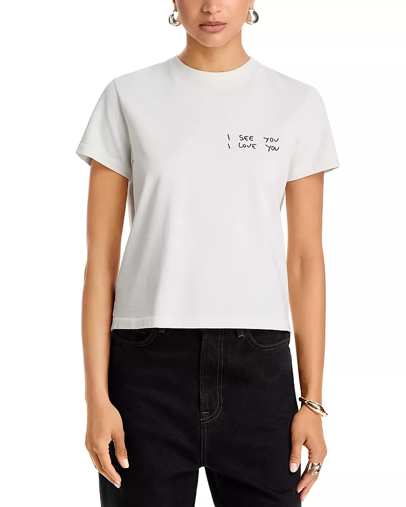 Anine Bing Shelley See Love Tee