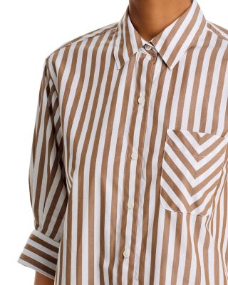 Lucia Striped Poplin Shirt