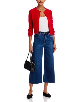 Petites Anessa High Rise Wide Leg Jeans in Venetian Breeze