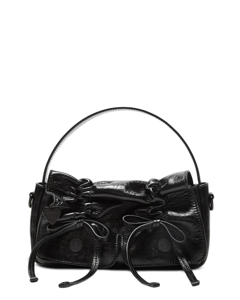 Acne Studios Multipocket Micro Lux Leather Crossbody in Black