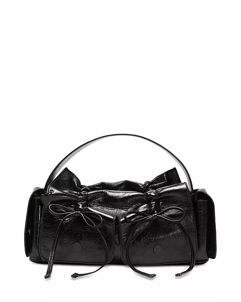 Acne Studios Multipocket Lux Leather Shoulder Bag