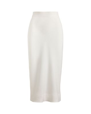 Linen Midi Pencil Skirt