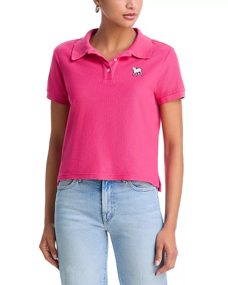 Mother The Split Short Sleeve Match Top