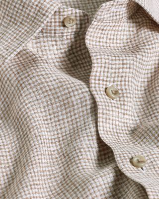 Linen Check Shirt