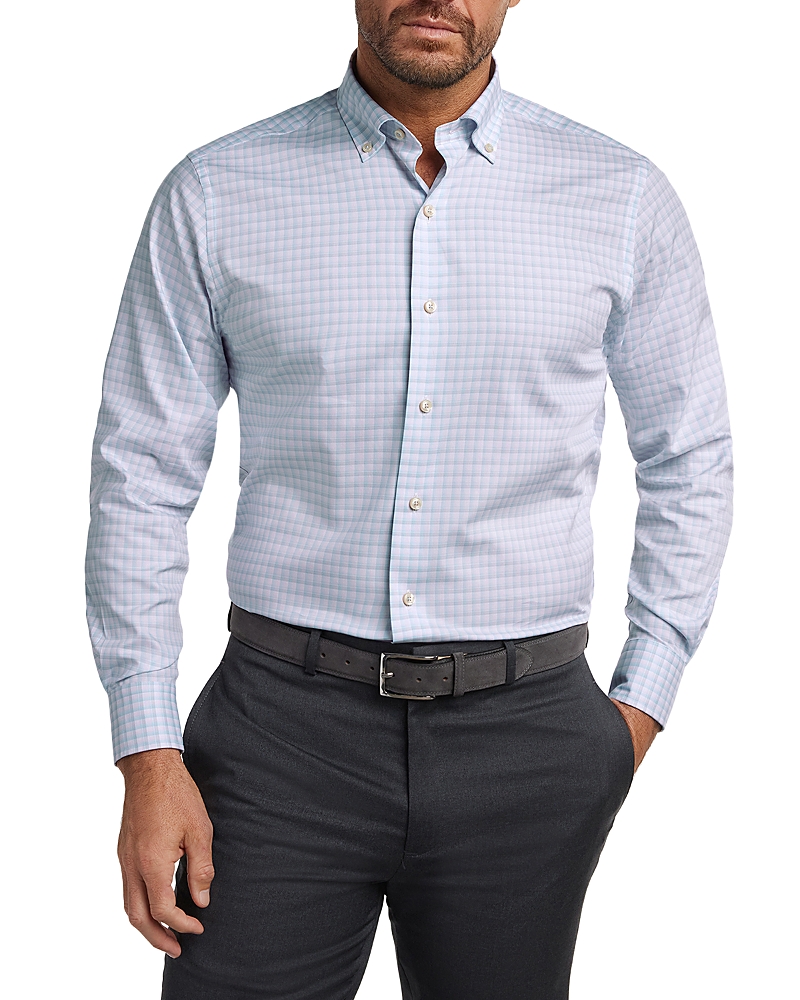 David Donahue Twill Check Shirt