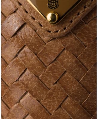  Women's Woven Leather Slingback Pumps