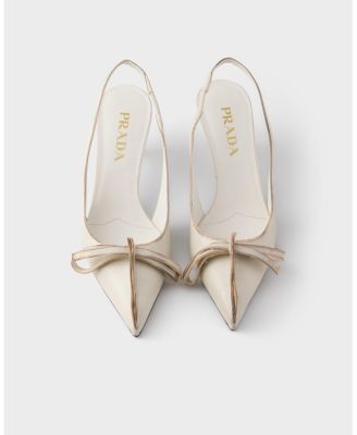  Women's Leather Slingback Pumps