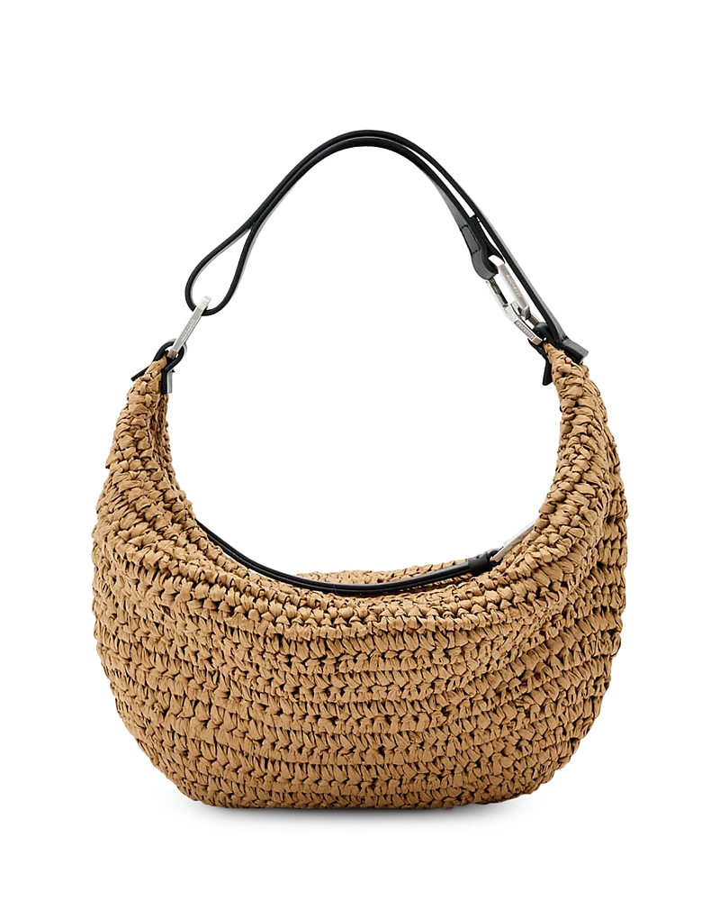 Allsaints Luna Micro Raffia Handbag