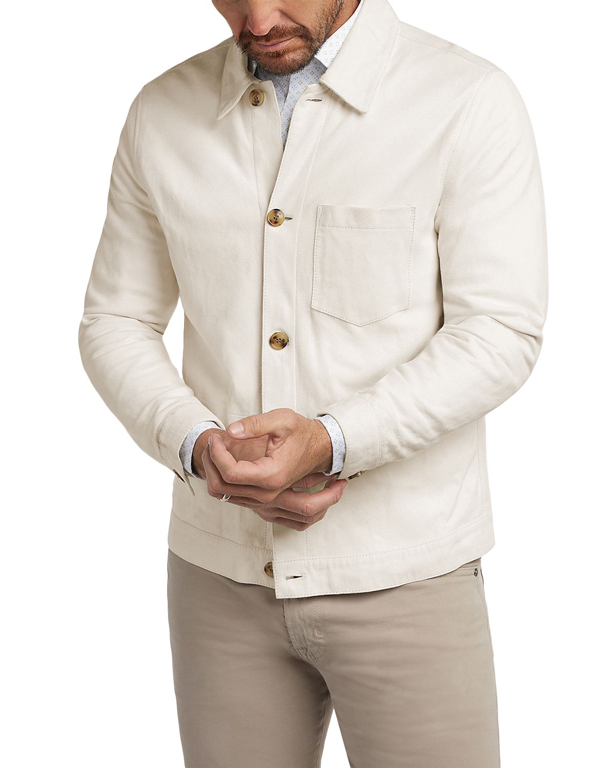 David Donahue City Suede Jacket