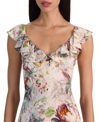 Gemma Ruffled Midi Dress