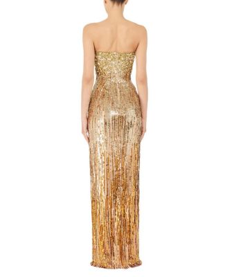  Cesonia Embellished Strapless Maxi Dress