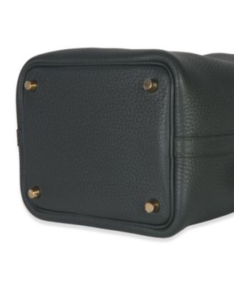 Picotin Lock Leather Handbag