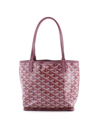 Mini Anjou Reversible Tote Coated Canvas