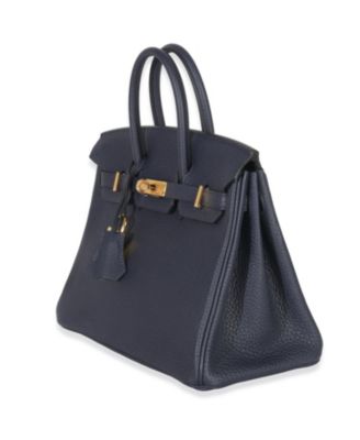 Birkin 25 Leather Handbag