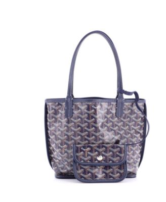 Mini Anjou Reversible Tote Coated Canvas