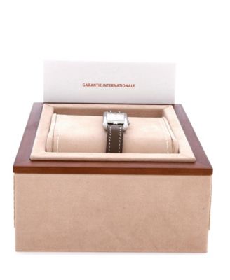 Nantucket Quartz Watch in Stainless Steel and Leather 17mm