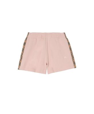  Check Trim Cotton Shorts