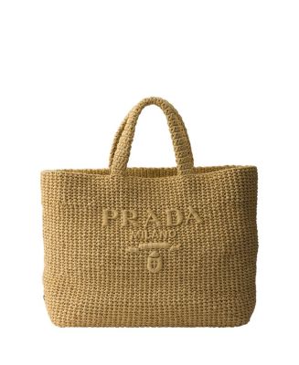 Prada Crochet Tote Bag | Bloomingdale's Handbags