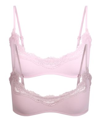 Fits Everybody Lace Scoop Bralette - Pack of Two