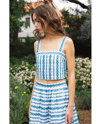 Structured Taffeta Top