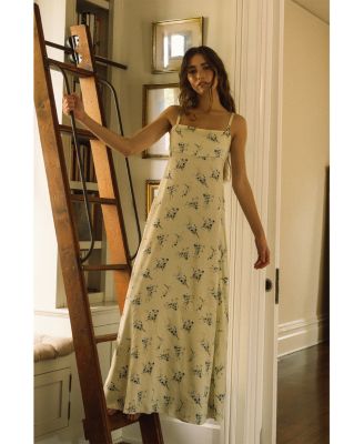 Ennis Satin Harper Maxi Dress