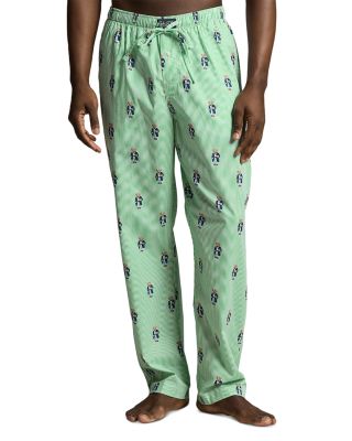 Printed Woven Bear PJ Pants