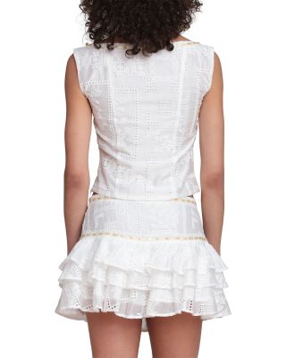 Embroidered Corset Top