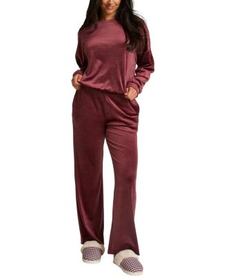 Hunkemoller Velvet Long-Sleeve Pyjama Set
